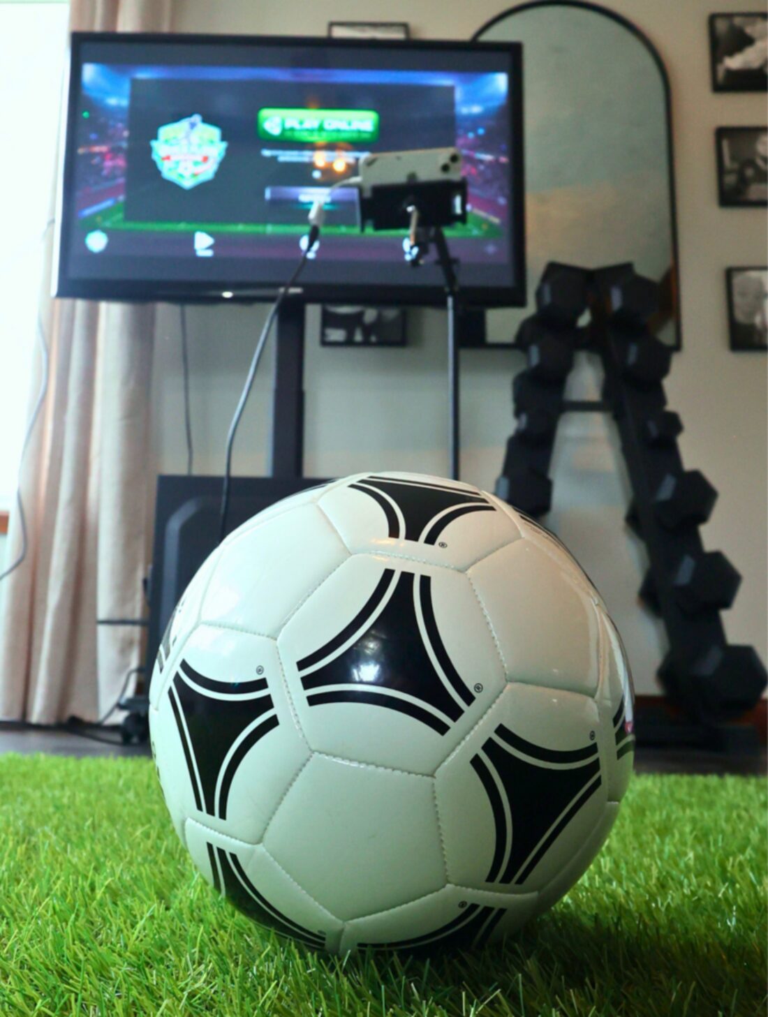 QuickFlow Soccer on the big screen