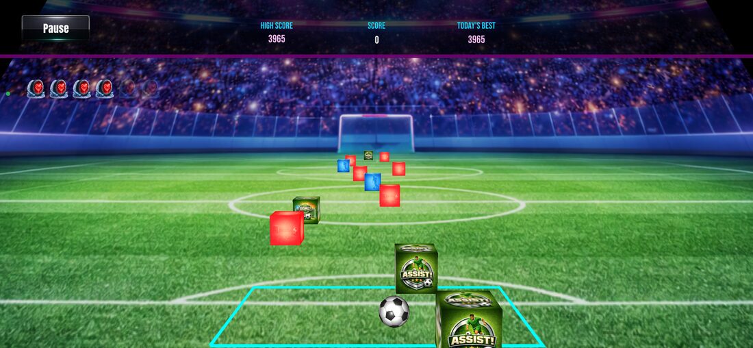 QuickFlow Soccer arcade gameplay
